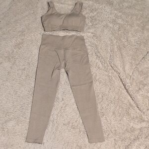 Women's Beige Two-Piece Set